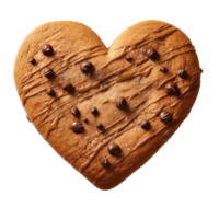 AI generated Delicious Heart Shaped Cookies png