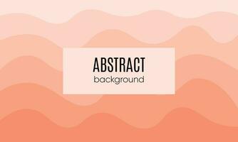 Abstract Peach Fuzz Wave background. Suit for poster, website, sale, banner, brochure border vector