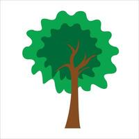 Tree illustration free vector file EPS 10