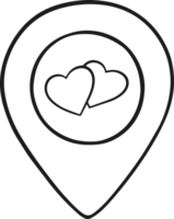 love hand drawn png