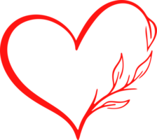 love hand drawn png