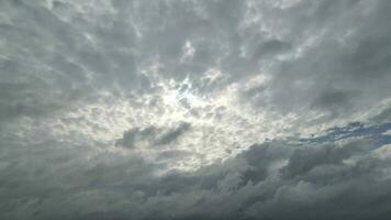 High Angle Footage of Gorgeous Clouds and Colours of Sky during Sunset over England UK video