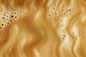 AI generated Coffee foam texture. AI Generated photo