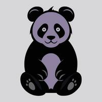 A Beautiful Panda Vector Artwork