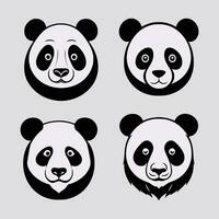 Cute Panda Vector Icon, Essential Design Asset