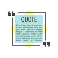 Quote frames templates quote text bubbles speech bubble vector illustration