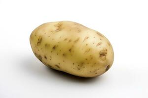 AI generated Potato isolated on white background. AI Generated photo