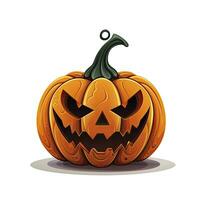 AI generated Halloween object on white background. AI Generated photo