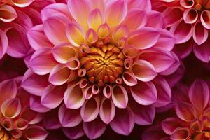 AI generated Dahlia flower background.  AI Generated. photo