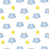 Blue shorts summer sunny seamless pattern. Printable texture for wallpaper. vector