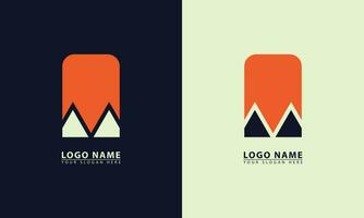 Mountain adventurer icon logo. Mountain adventurer flat design vector icon logo.