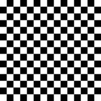 Seamless black and white square pattern vector