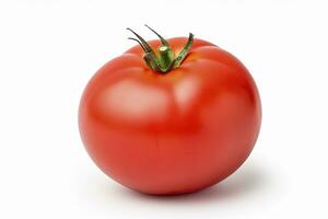 AI generated Tomato isolated on white background. AI Generated photo