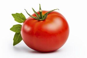 AI generated Tomato isolated on white background. AI Generated photo