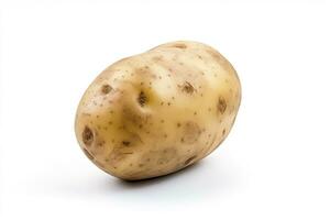 AI generated Potato isolated on white background. AI Generated photo