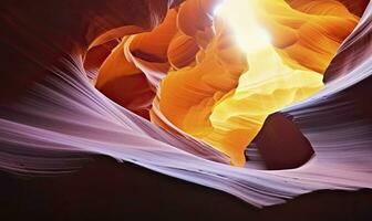 AI generated Antelope slot canyon. AI Generated photo