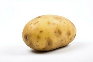 AI generated Potato isolated on white background. AI Generated photo