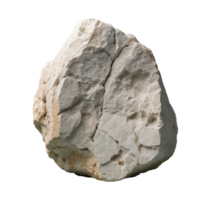 AI generated Limestone rock isolated on transparent background png