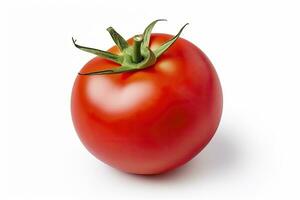 AI generated Tomato isolated on white background. AI Generated photo