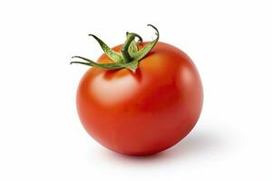 AI generated Tomato isolated on white background. AI Generated photo