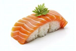 AI generated Sushi isolated on white background. AI Generated photo