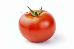 AI generated Tomato isolated on white background. AI Generated photo