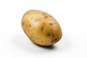 AI generated Potato isolated on white background. AI Generated photo