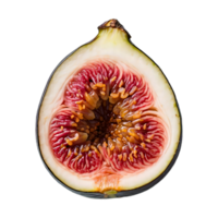 AI generated Figs sliced isolated on transparent background png