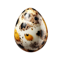 AI generated quail eggs isolated on transparent background png