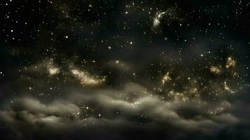 AI generated celestial space elegant background photo