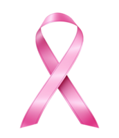 AI generated illustration of pink ribbon sign ai generated png