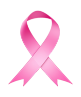 AI generated illustration of pink ribbon sign ai generated png