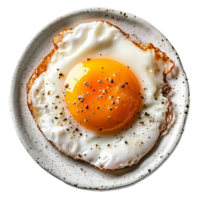 AI generated Sunny-Side-Up Eggs on Transparent Background png