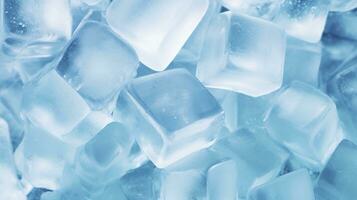 AI generated Ice cube background, ice cube texture, or background. AI Generated photo