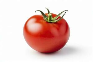 AI generated Tomato isolated on white background. AI Generated photo