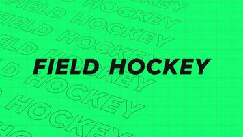 Field Hockey green rows intro stream up attractive show screen seamless background card. Creative promotion program broadcast sport design. Promo title page dynamic animation loop. video