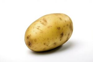 AI generated Potato isolated on white background. AI Generated photo