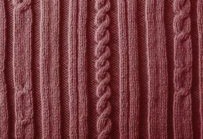 AI generated Knitted sweater texture, background with copy space. AI Generated photo