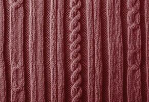 AI generated Knitted sweater texture, background with copy space. AI Generated photo