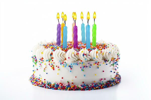 Birthday Cake Candles Stock Photos, Images and Backgrounds for Free