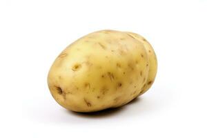 AI generated Potato isolated on white background. AI Generated photo