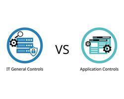 IT general control which apply to all computerized application of hard ware, software and procedure while application controls is for unique application vector