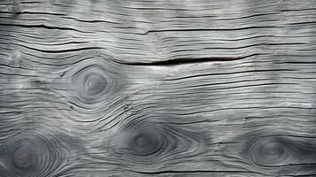 AI generated Old wood texture with natural pattern. Grey wooden texture close-up. Old wood texture. Wood background with natural pattern for design and decoration. photo