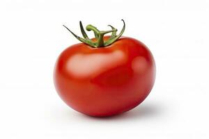 AI generated Tomato isolated on white background. AI Generated photo