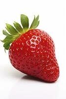 AI generated Strawberry isolated on white background. AI Generated. photo