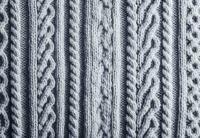 AI generated Knitted sweater texture, background with copy space. AI Generated photo