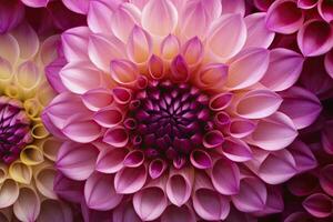 AI generated Dahlia flower background.  AI Generated. photo