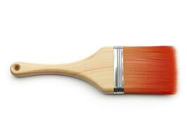 AI generated Paintbrush isolated white background. AI Generated photo