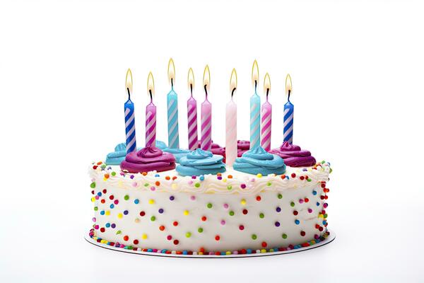 Birthday Cake Candles Stock Photos, Images and Backgrounds for Free
