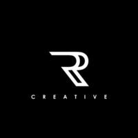 R Letter Initial Logo Design Template Vector Illustration